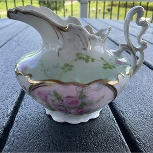 M.Z. Austria Vintage Creamer Porcelain Great Condition/Fancy/Hand-painted Roses